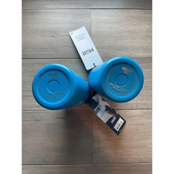 Miir 2 12 OZ Blue THERMO 3D Double Wall Vacuum Insulated Steel Travel Tumblers - Picture 3 of 13